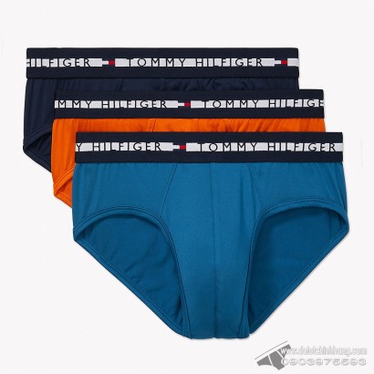 Quần lót nam Tommy Hilfiger Comfort+ Brief 3-pack Blue/Orange